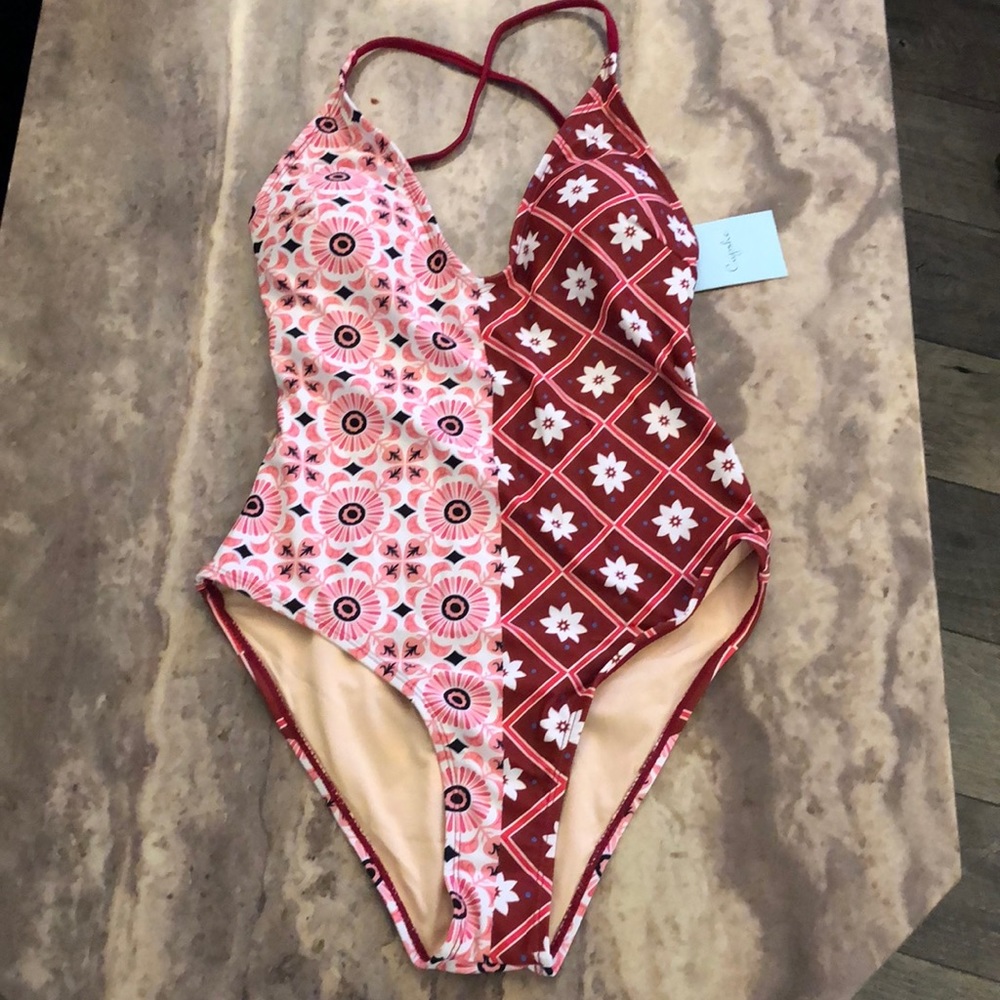 Cupshe Remember You Print One Piece